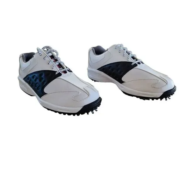 Footjoy Junior Golf Shoe Style 45087 Black / White Size 4 New with tags - Picture 2 of 10